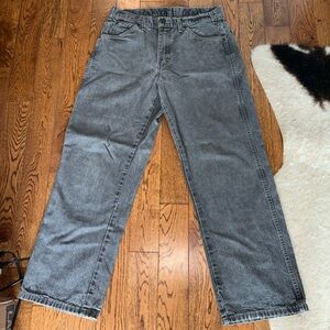 Vintage Dickies classic straight gray jeans | 30 x 32